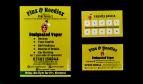 A6 double sided flyer & loyalty card